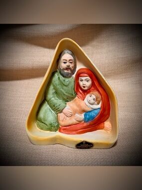 🎄Holy Family Nativity Figurine – Nuova Capodimonte Italy Porcelain